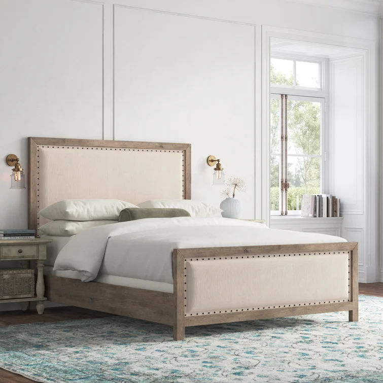 Aguirre Upholstered Low Profile Standard Bed thumbnail 2