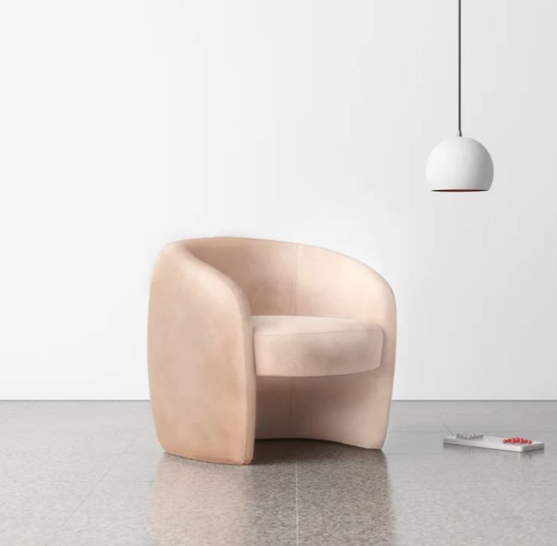 Kearney Upholstered Barrel Chair thumbnail 2