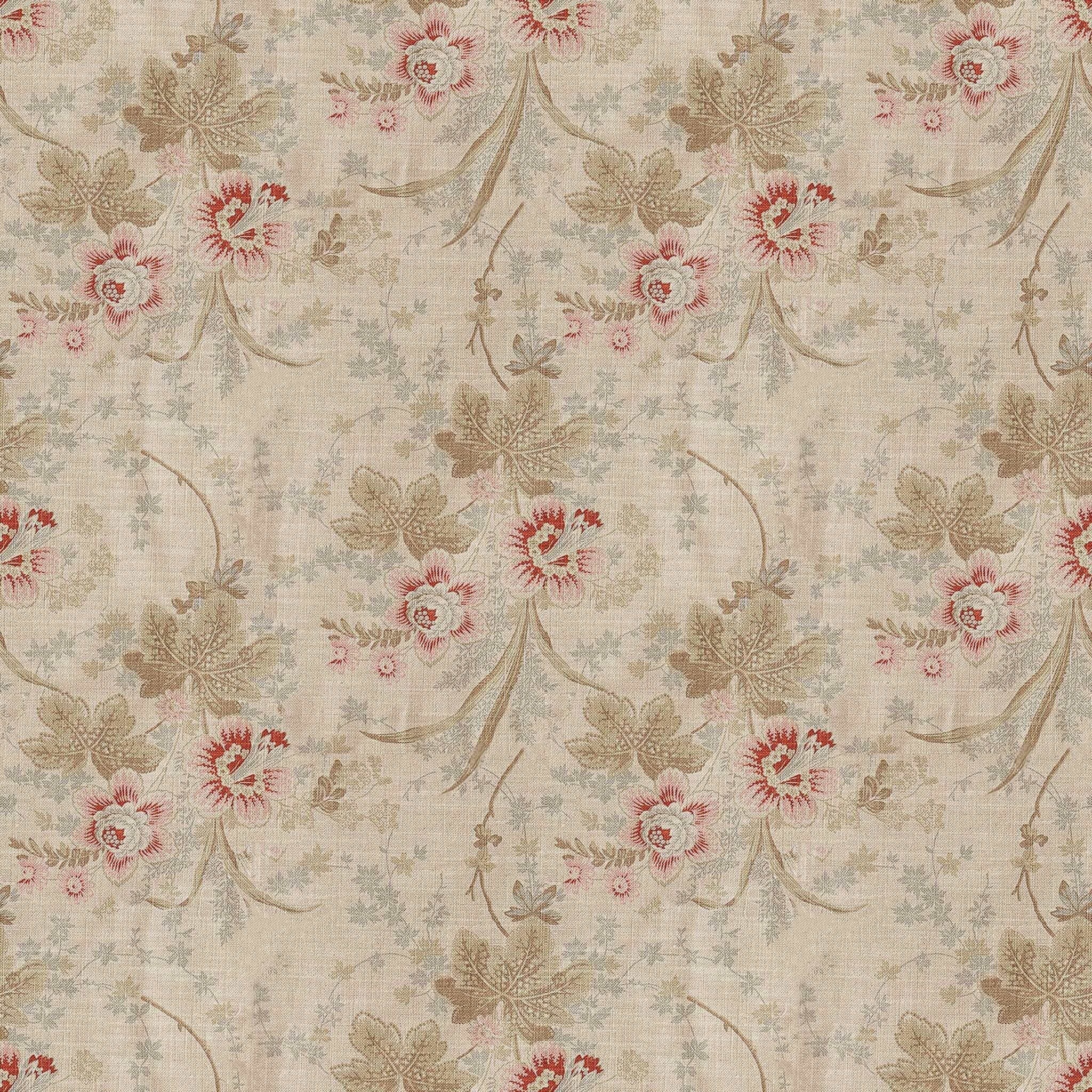 Laura Floral Drapery Curtain Panel-96" thumbnail 4