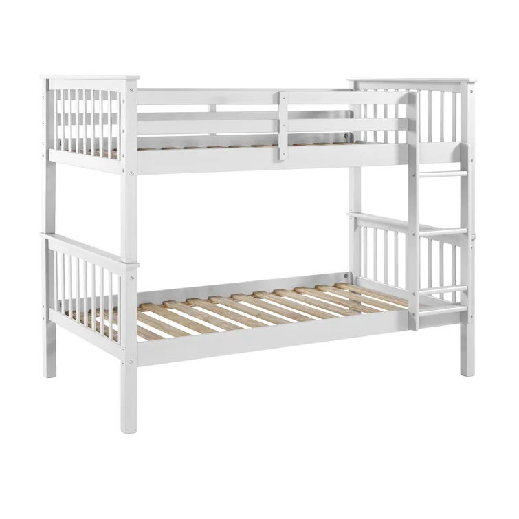 Brinna Twin Over Twin Solid Wood Bunk Bed by Harriet Bee thumbnail 3