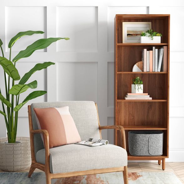 70" Johannson Wood Bookshelf thumbnail 2