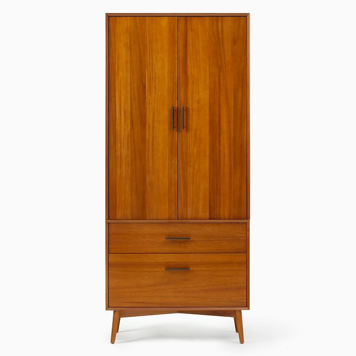 Mid Century Closed Cabinet with Drawer Base thumbnail 4