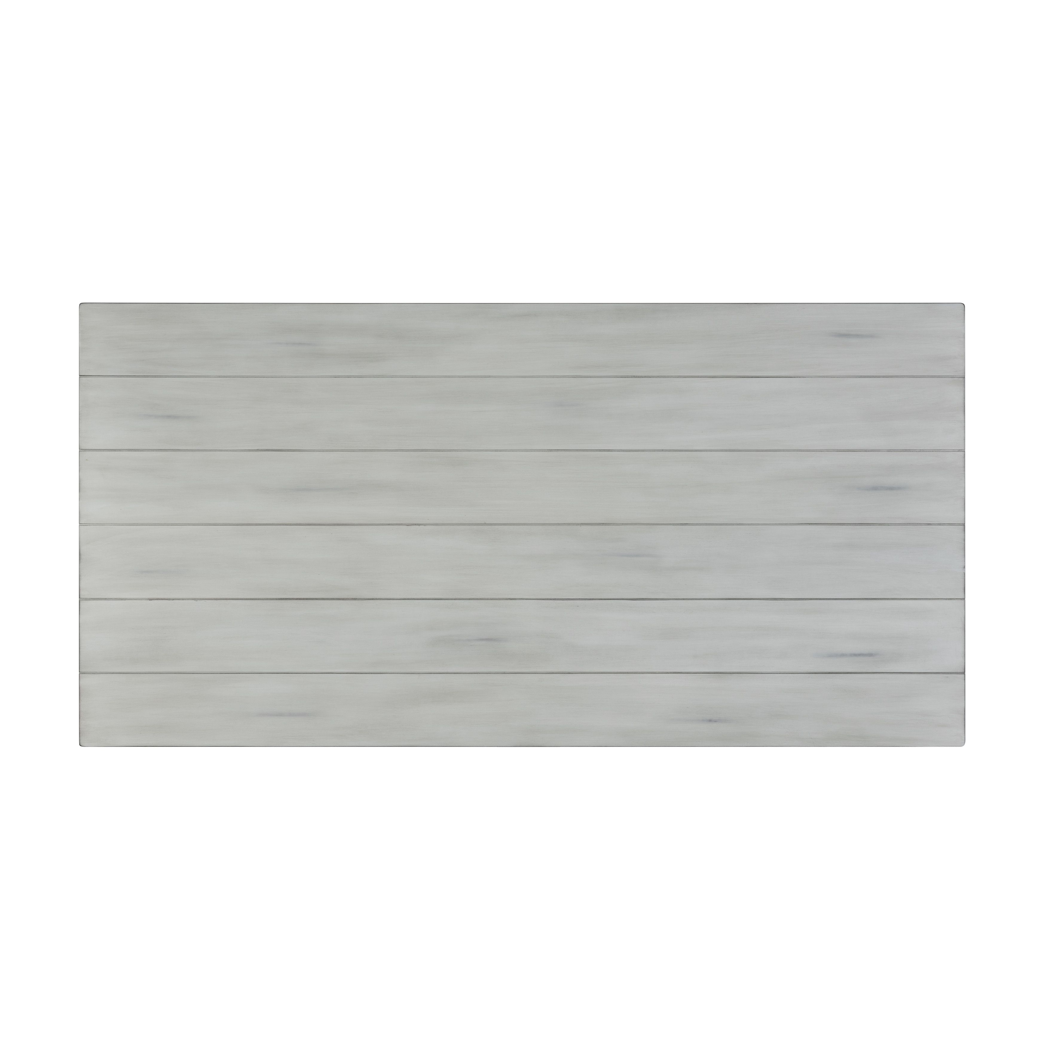 Farmhouse Antique White Trestle Dining Table thumbnail 3