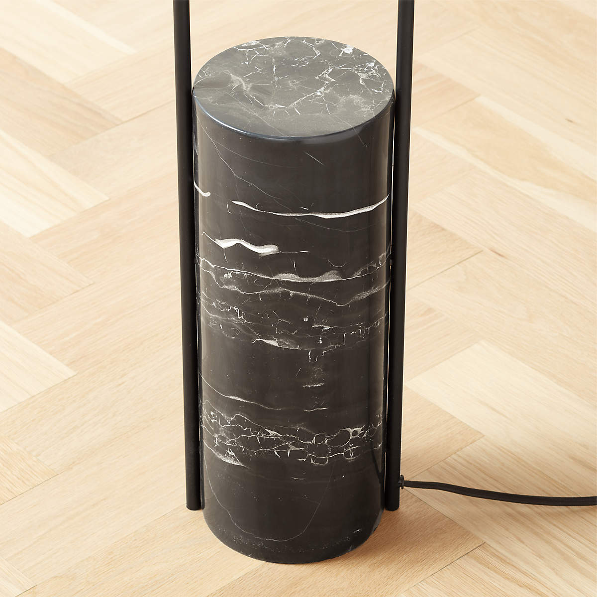 POLO BLACK MARBLE FLOOR LAMP thumbnail 3