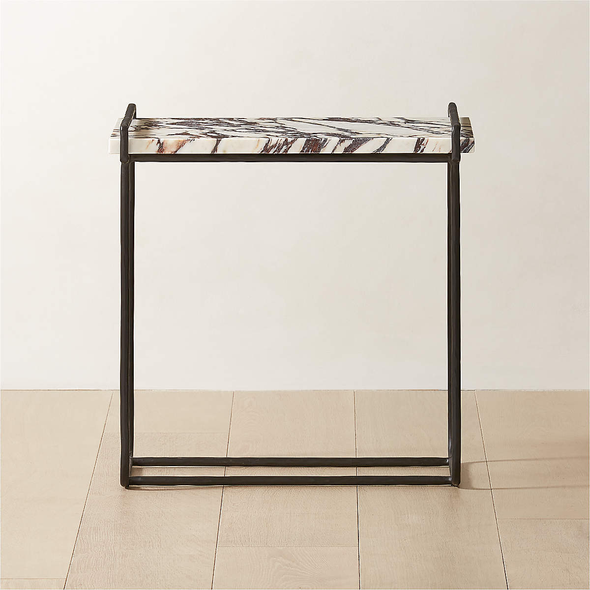 SEFRO MARBLE AND METAL SIDE TABLE thumbnail 3