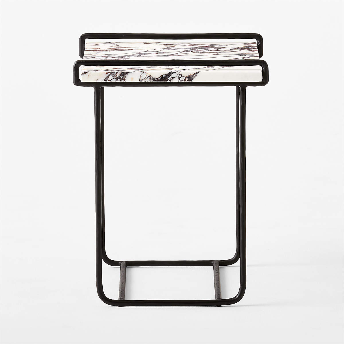 SEFRO MARBLE AND METAL SIDE TABLE thumbnail 4