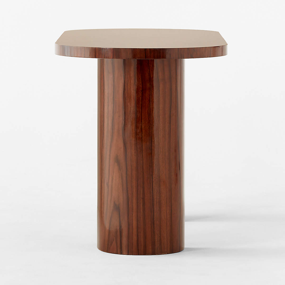 Marisa High-gloss Walnut Desk thumbnail 4