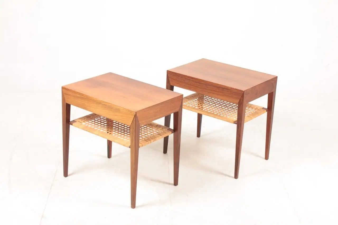 Pair of Danish Midcentury Nightstands thumbnail 3