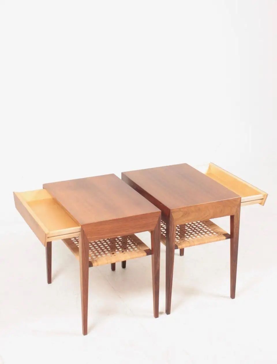 Pair of Danish Midcentury Nightstands thumbnail 6