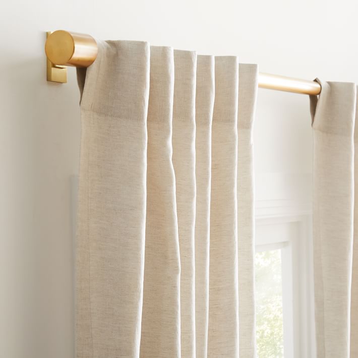 European Flax Linen Curtain-96" thumbnail 3