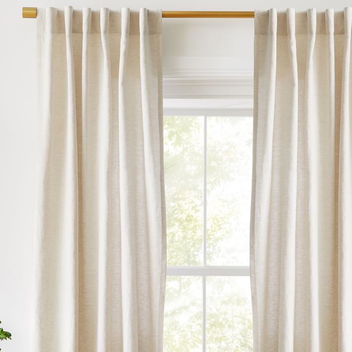 European Flax Linen Curtain-96" thumbnail 4