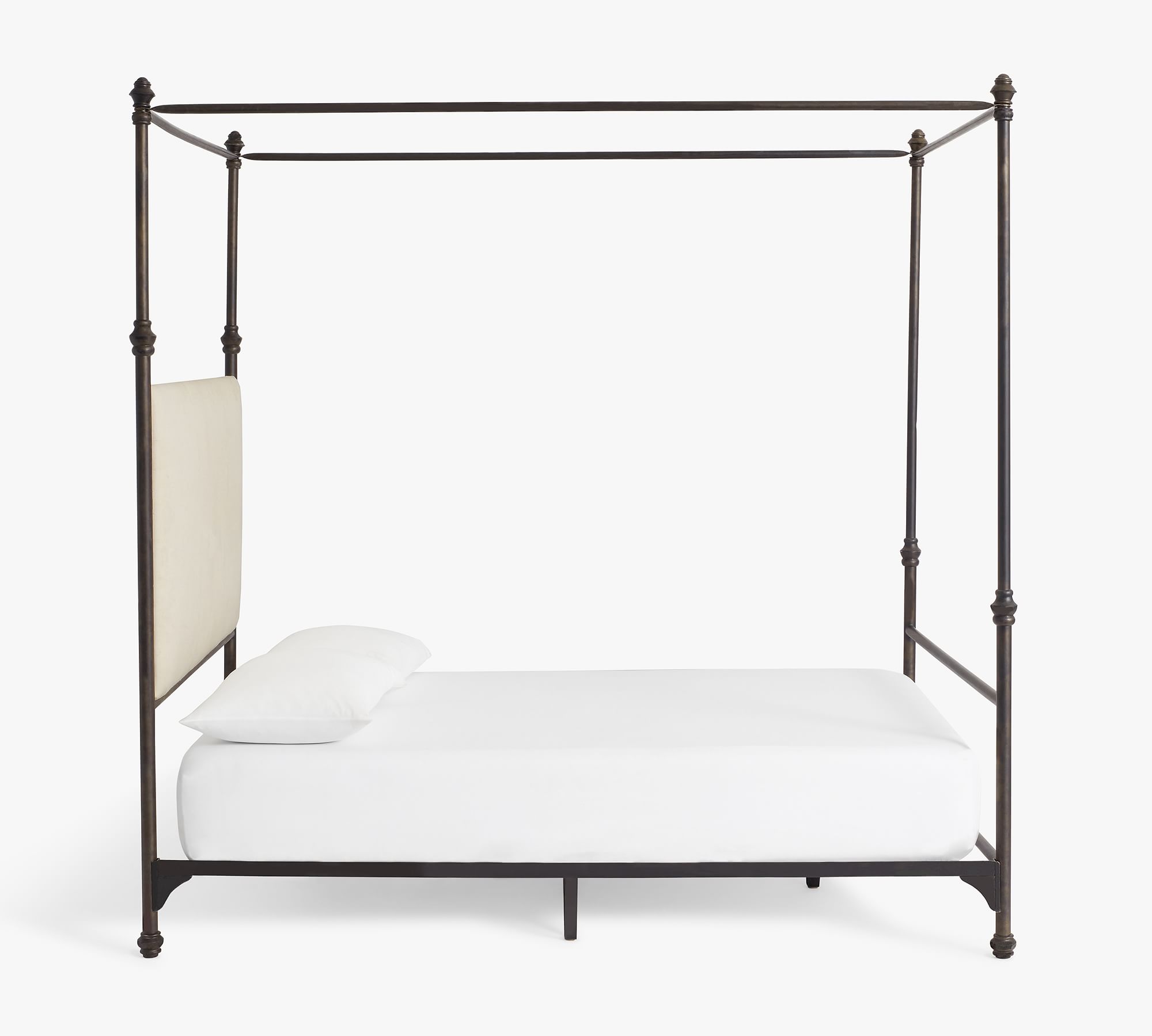 Antonia Metal Canopy Bed thumbnail 3
