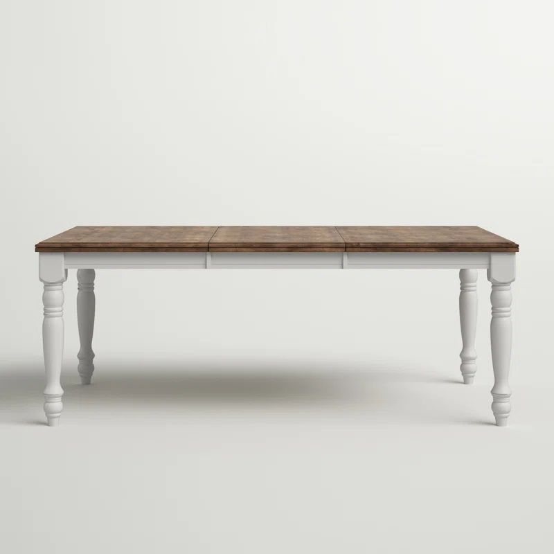 Bentlee Butterfly Leaf Solid Wood Dining Table thumbnail 3