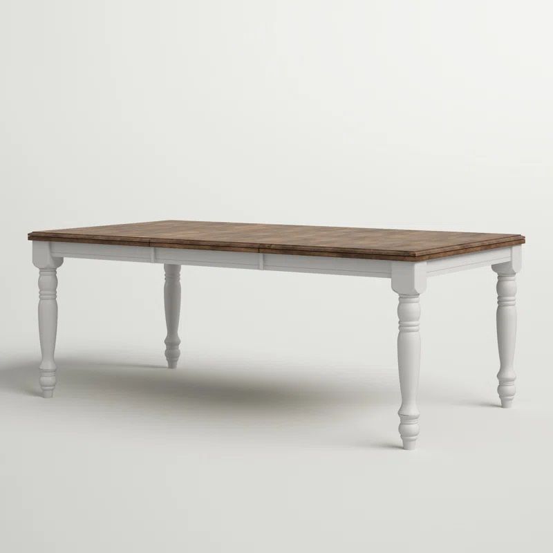 Bentlee Butterfly Leaf Solid Wood Dining Table thumbnail 4