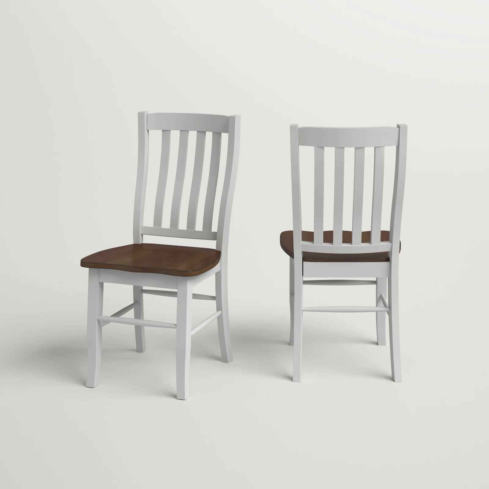 Courtdale Solid Wood Slat Back Side Chair (Set of 2) thumbnail 3