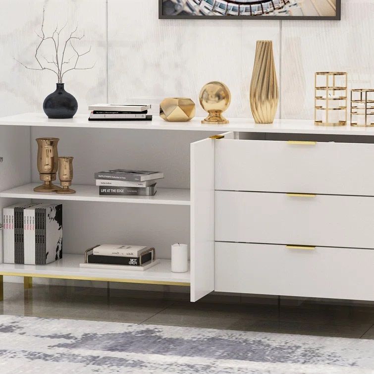 Lavaine Wide 3 Drawer Sideboard thumbnail 2