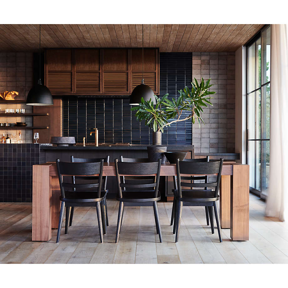 Sobro Mahogany Wood Dining Table thumbnail 2