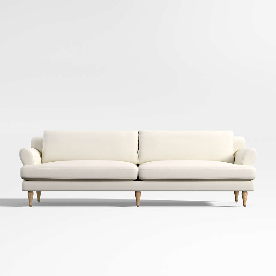 Timson White Roll-Arm Sofa thumbnail 2