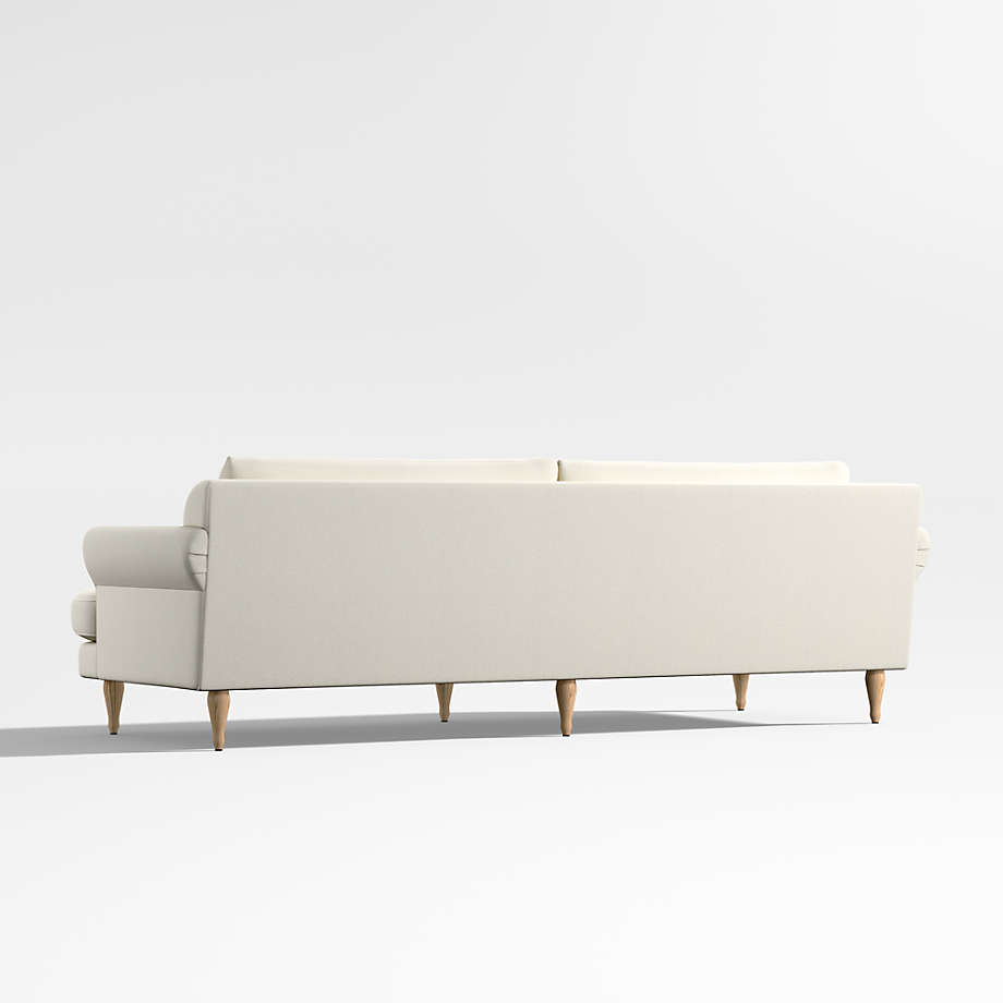 Timson White Roll-Arm Sofa thumbnail 4
