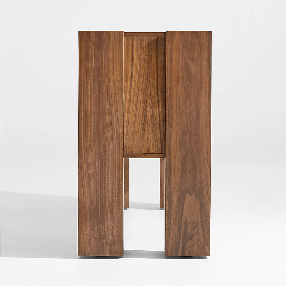 Sobro Walnut Wood Sideboard thumbnail 4