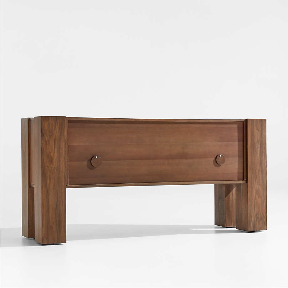 Sobro Walnut Wood Sideboard thumbnail 5