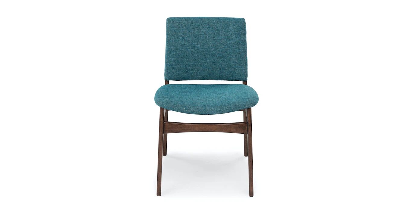Nosh Andaman Blue Walnut Dining Chair thumbnail 3