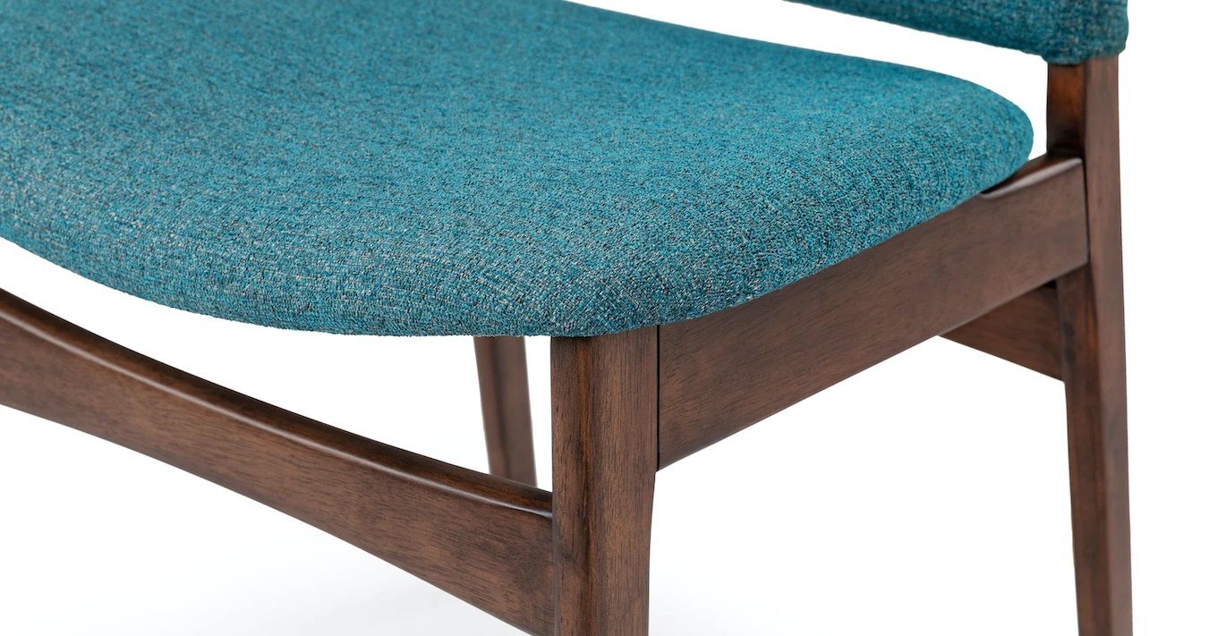 Nosh Andaman Blue Walnut Dining Chair thumbnail 6