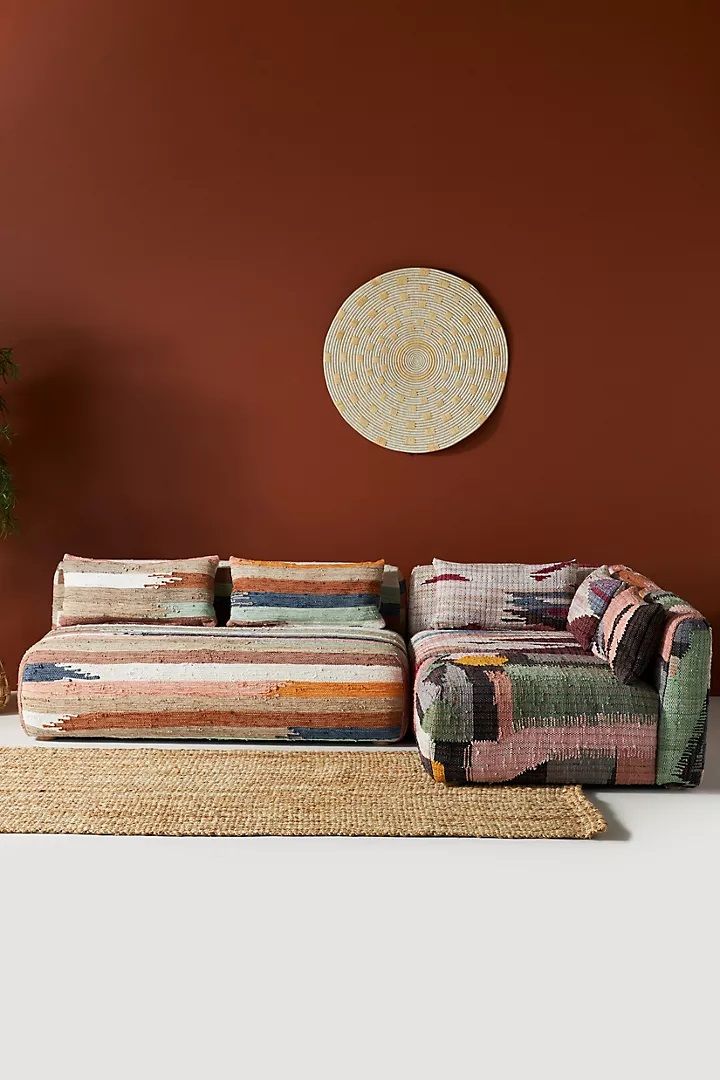 Woven Marija Kori Modular Armless Sofa thumbnail 2