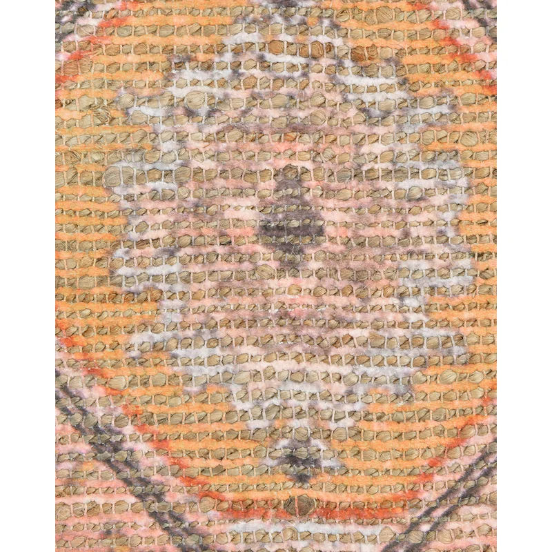 Naina Light Pink/Orange/Light Gray Rug - 9'x12' thumbnail 2