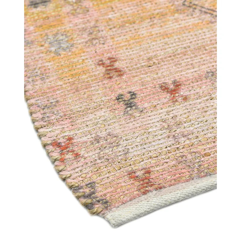 Naina Light Pink/Orange/Light Gray Rug - 9'x12' thumbnail 4