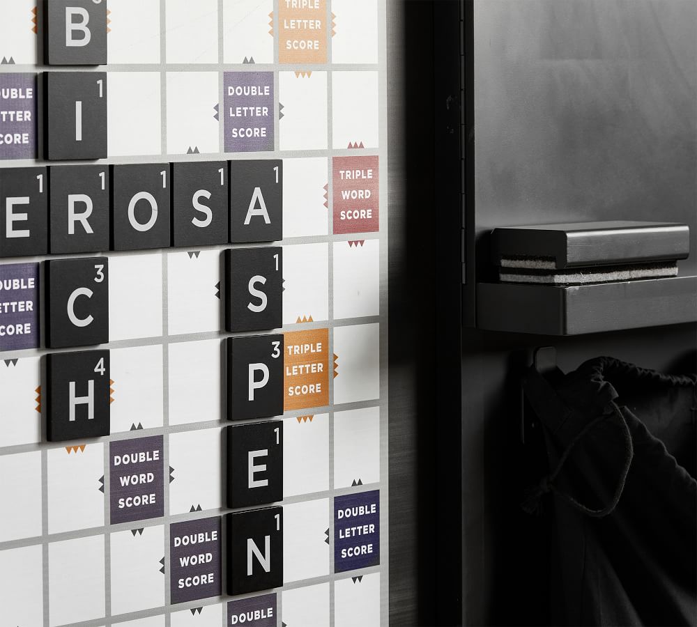 Oversized Wooden Scrabble Wall Game thumbnail 5