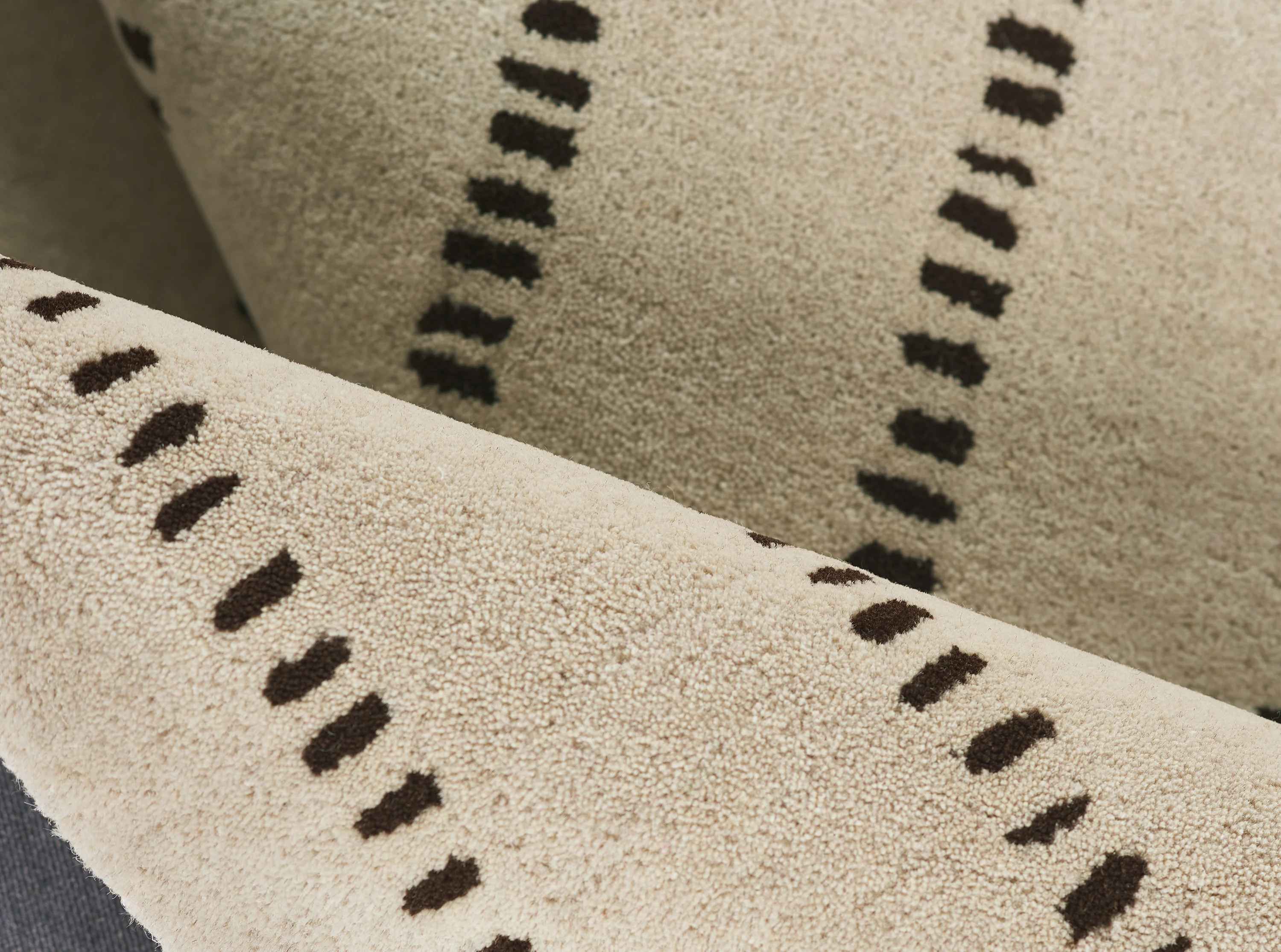 Austen Handmade Wool Beige Rug-9'x12' thumbnail 3