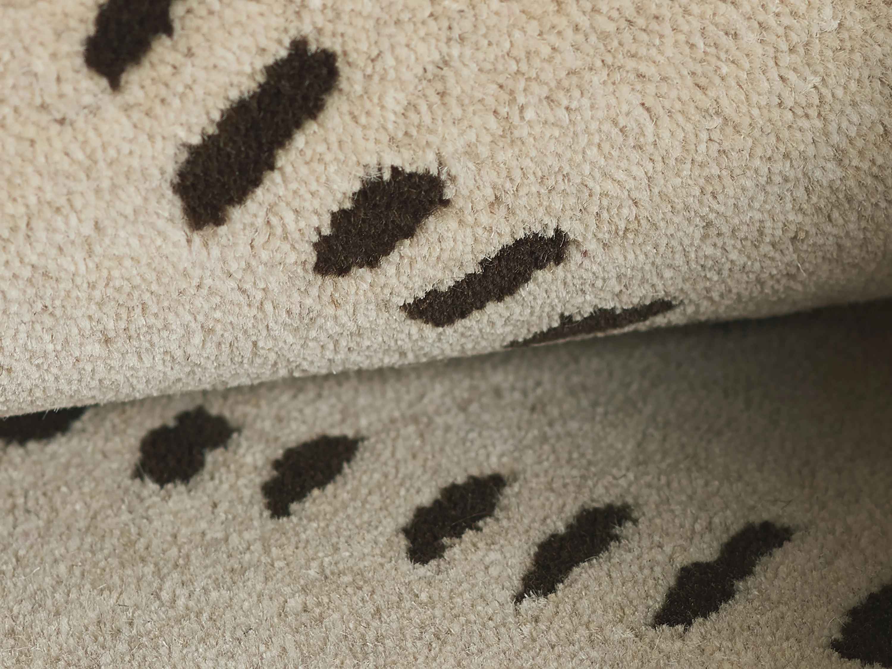 Austen Handmade Wool Beige Rug-9'x12' thumbnail 6