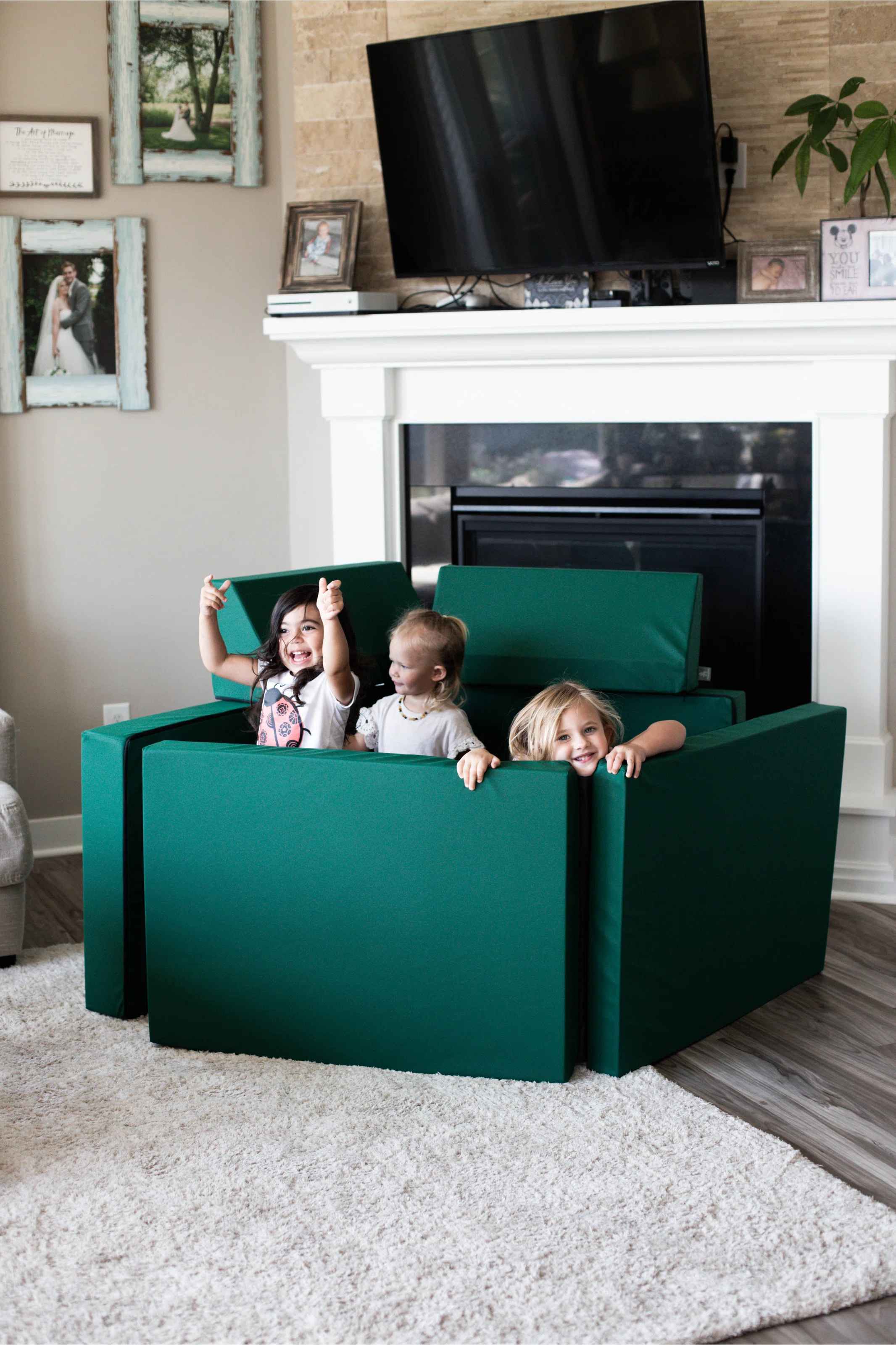 Blocksy Plus Rectangle 4 Piece Kids Soft Seating thumbnail 3
