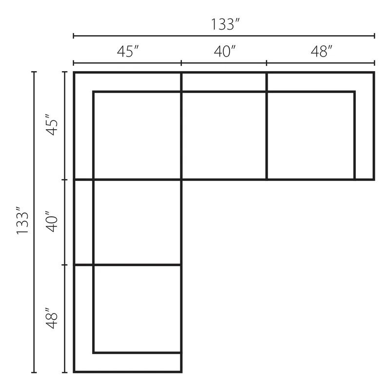 Melanie 3 - Piece Sectional thumbnail 2