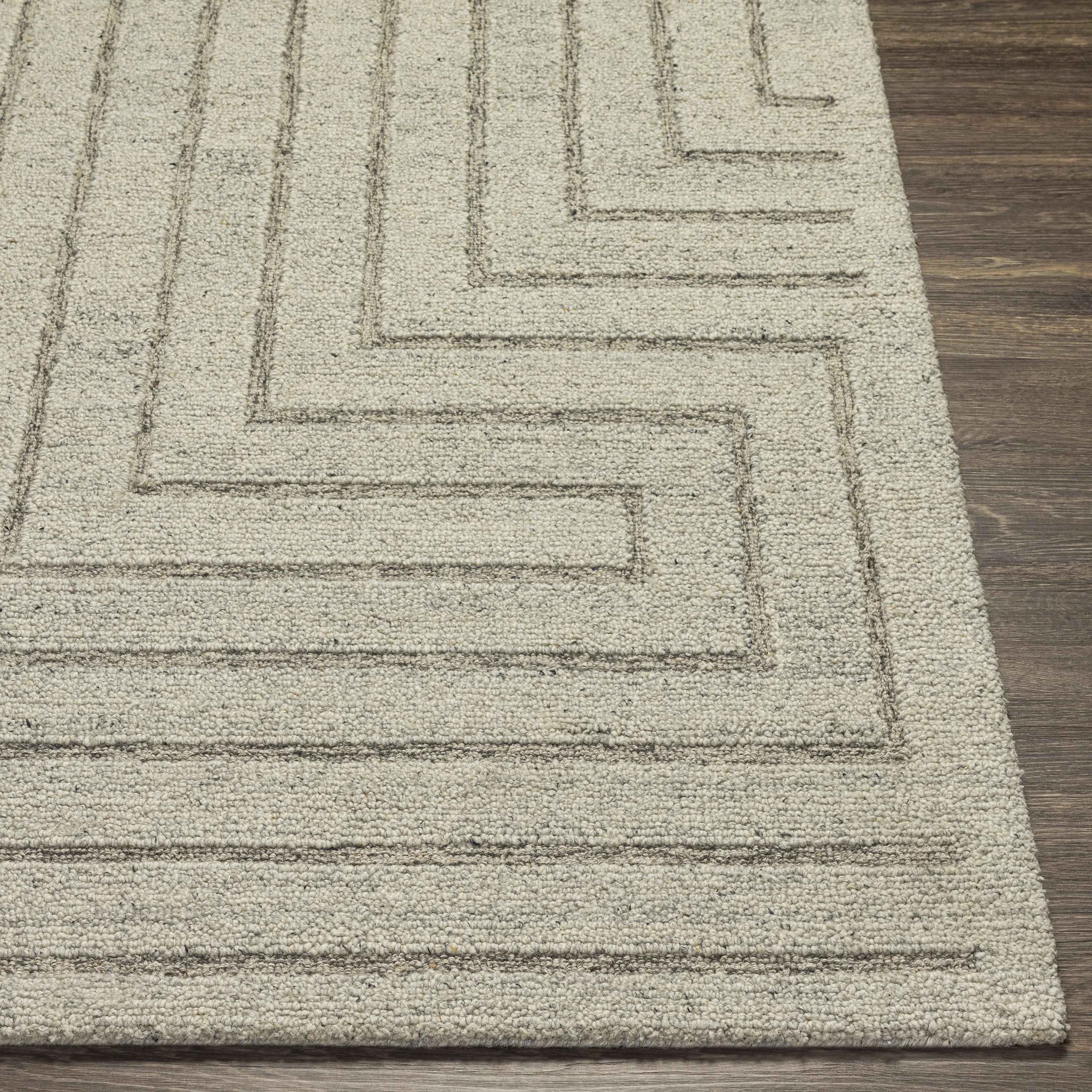 Rafferty Handmade Wool Rug-8'x10' thumbnail 3