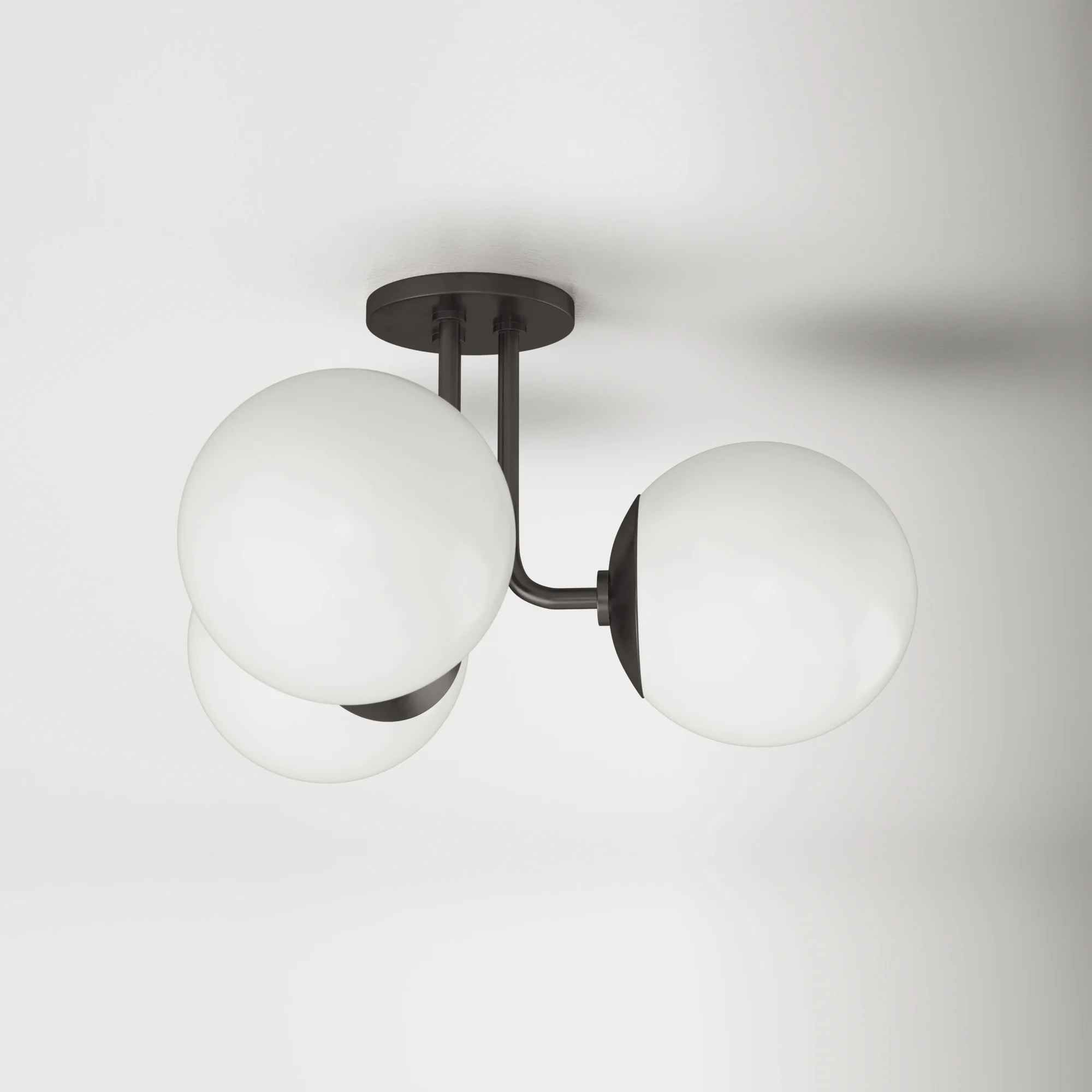 Luna Glass Semi Flush Mount thumbnail 3