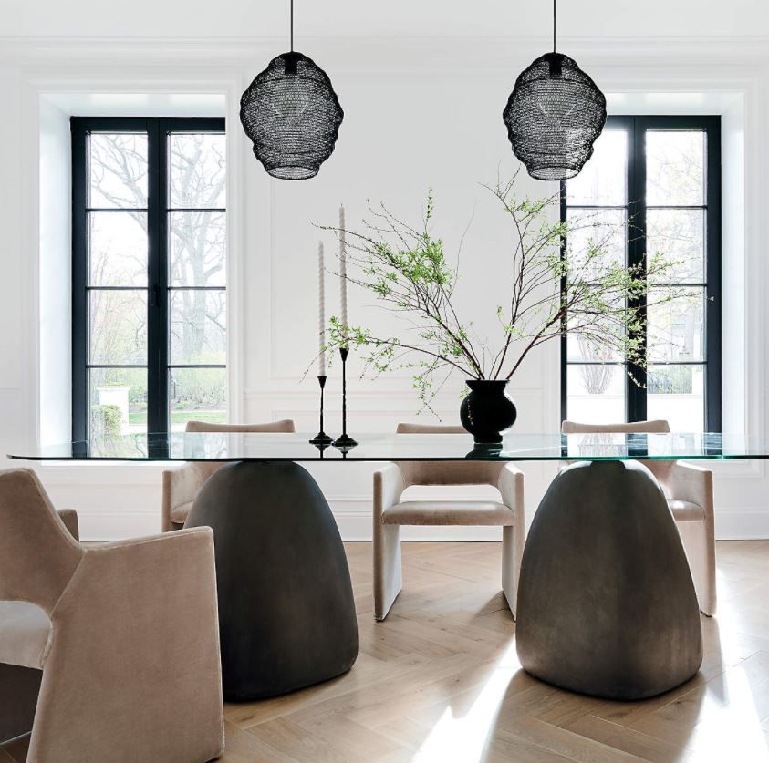 Mirage Chainmail Black Pendant Light thumbnail 2