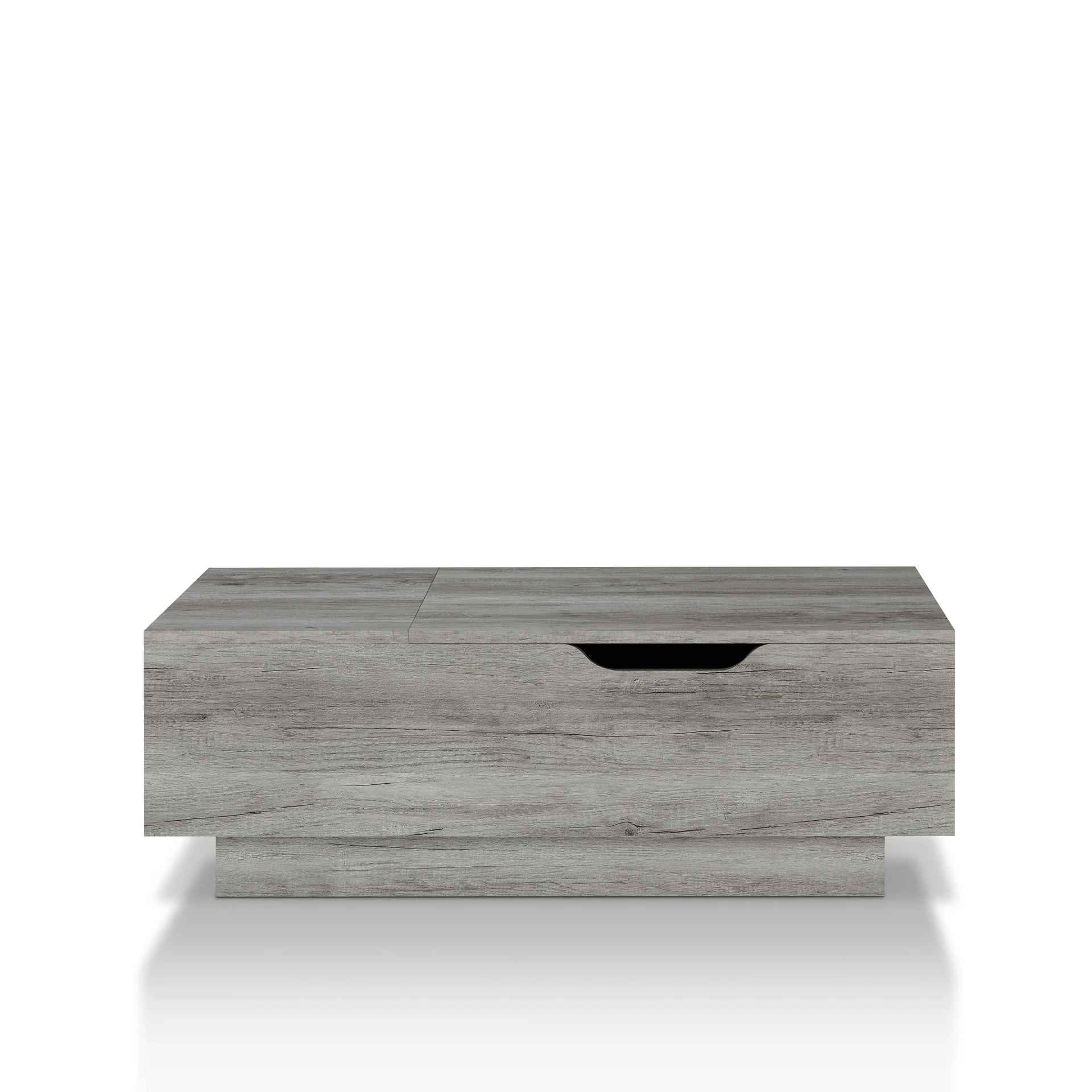 Kianna Lift Top Block Coffee Table with Storage thumbnail 3
