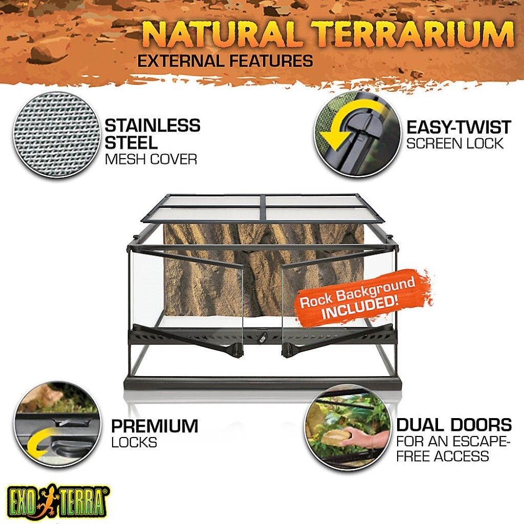 Exo Terra Natural Terrarium Reptile Habitat thumbnail 3