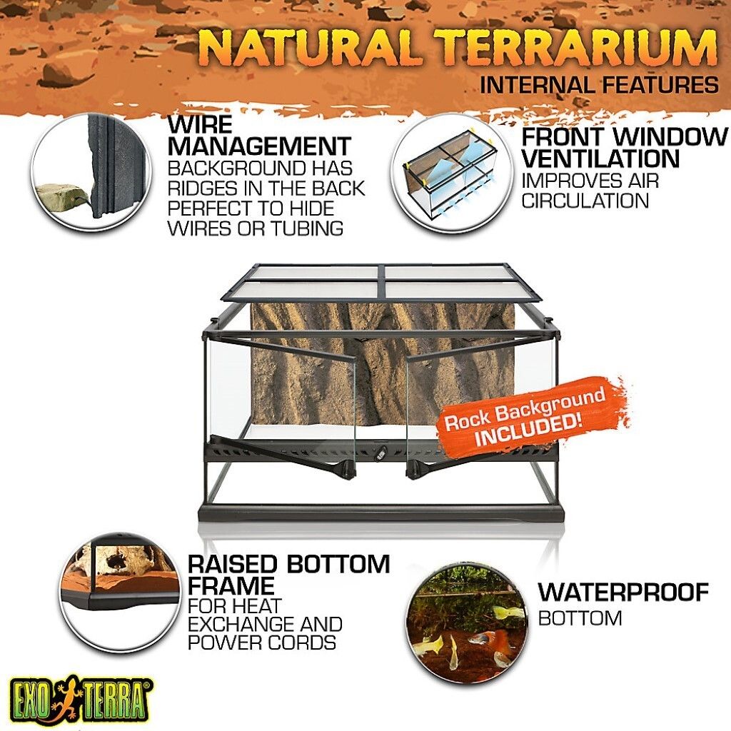 Exo Terra Natural Terrarium Reptile Habitat thumbnail 4