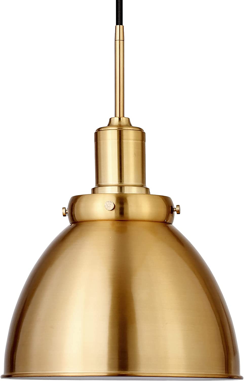 Madison Pendant with Metal Shade in Brass thumbnail 4