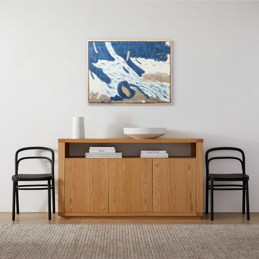 Pure Felt Wall Art River with Frame-43"x33" thumbnail 2