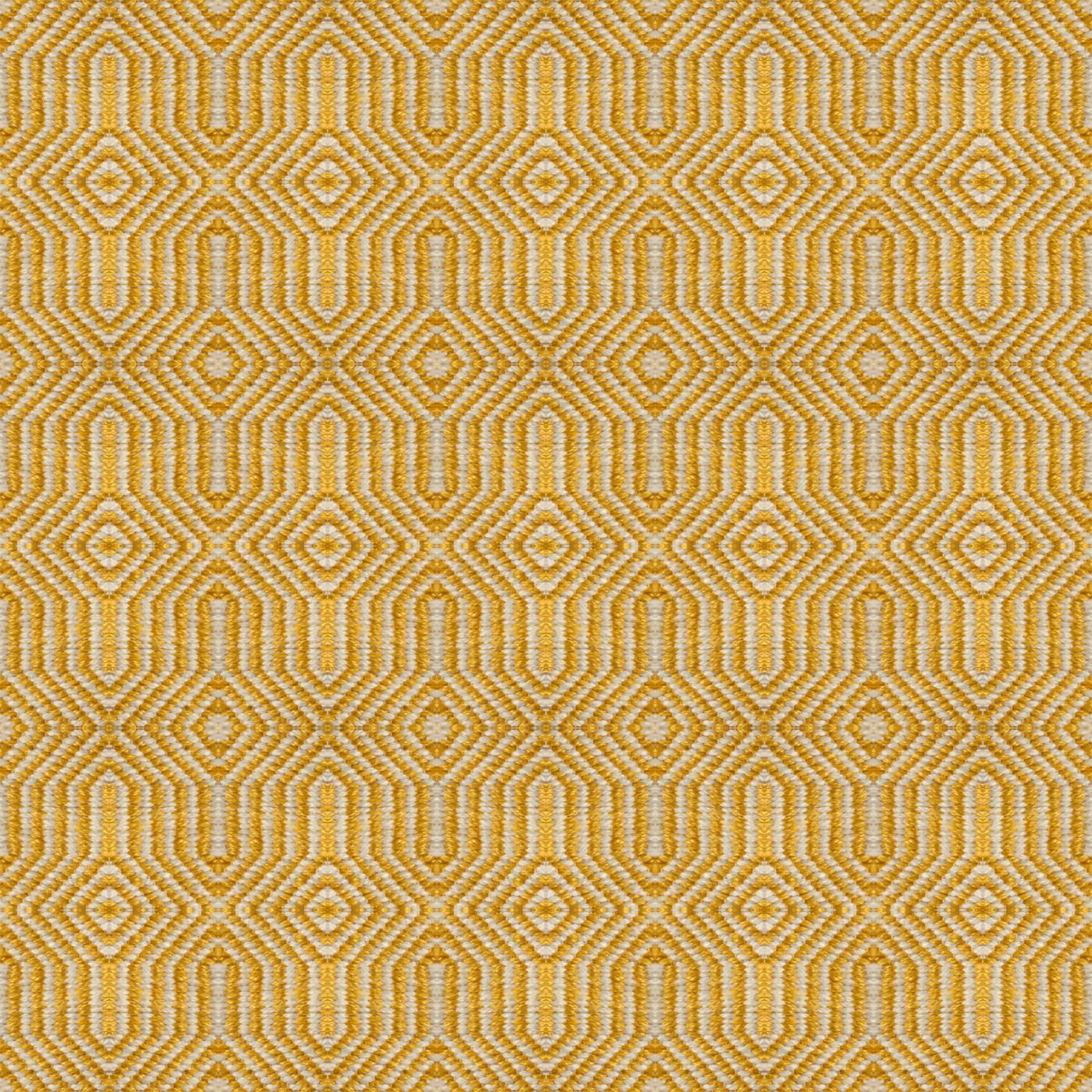 Yellow and Ivory Indoor Outdoor Pillow-22"x22" thumbnail 2