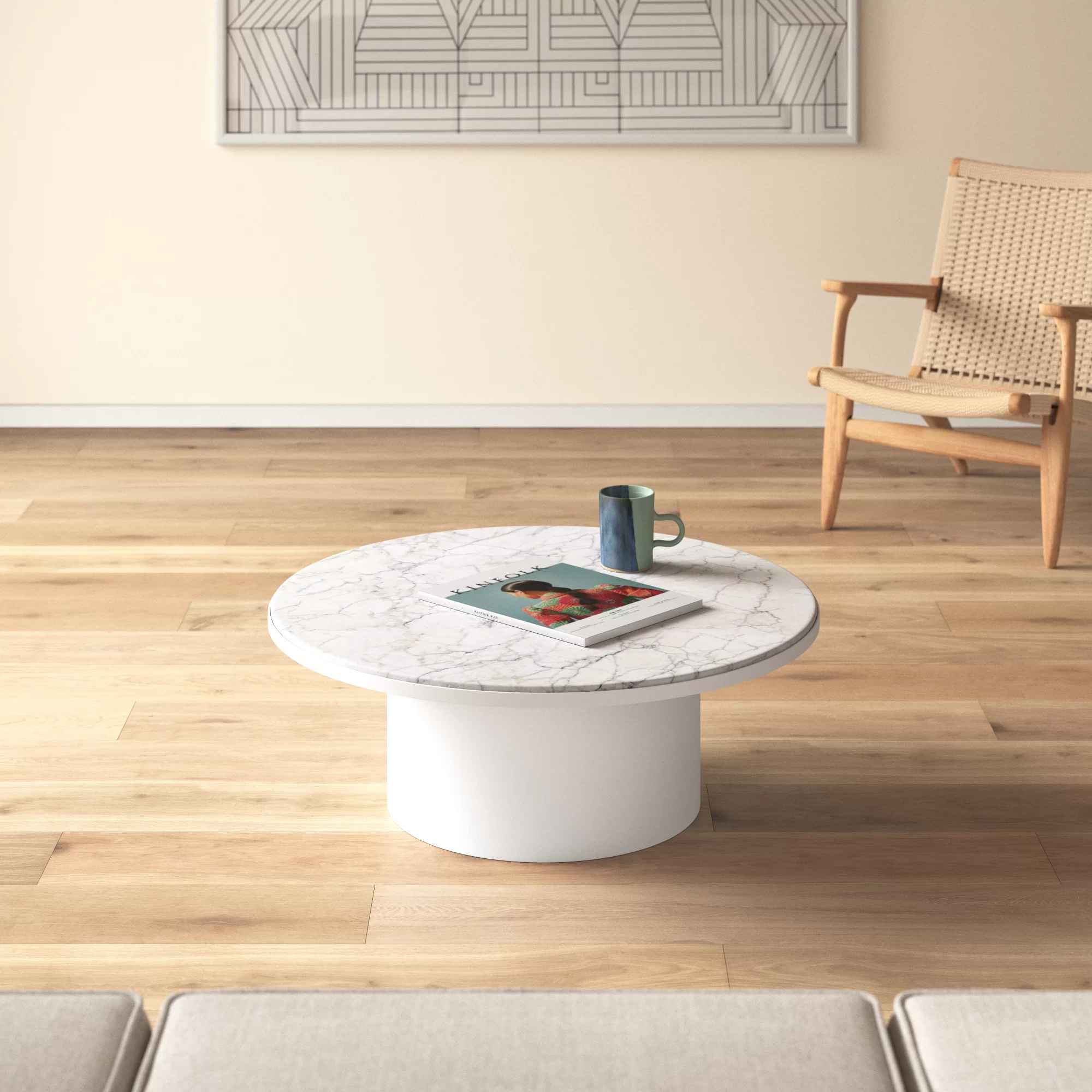 Plateau Pedestal Coffee Table thumbnail 2