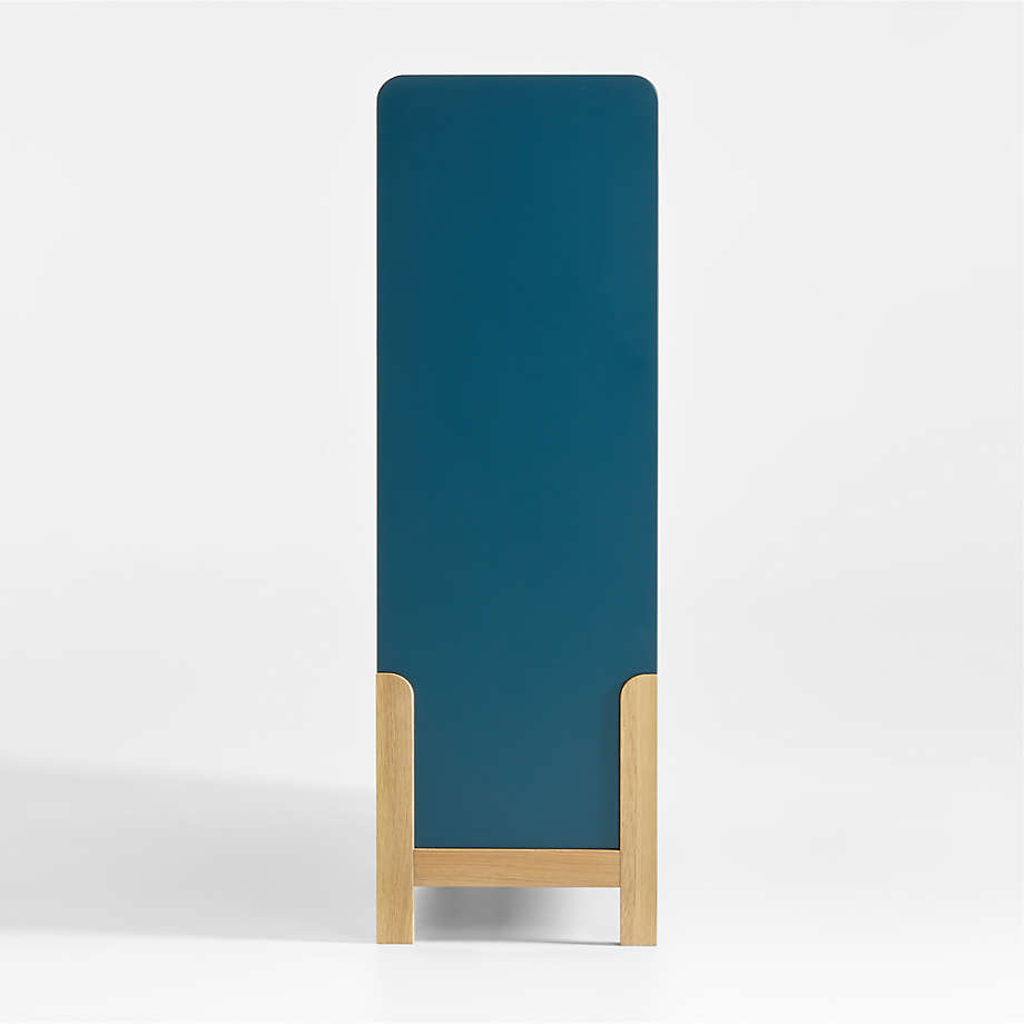 Rue Midnight Blue 12-Cube Bookcase thumbnail 3