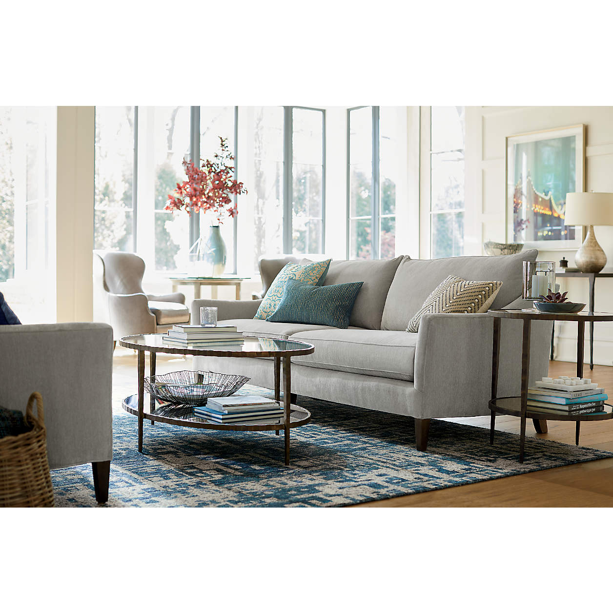 Clairemont Round Side Table with Shelf thumbnail 5