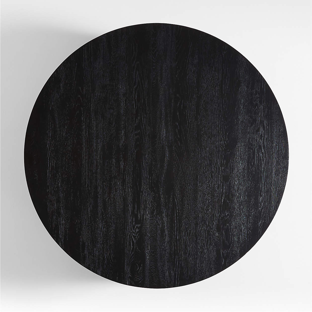 Clairemont Round Ebonized Coffee Table with Shelf thumbnail 4