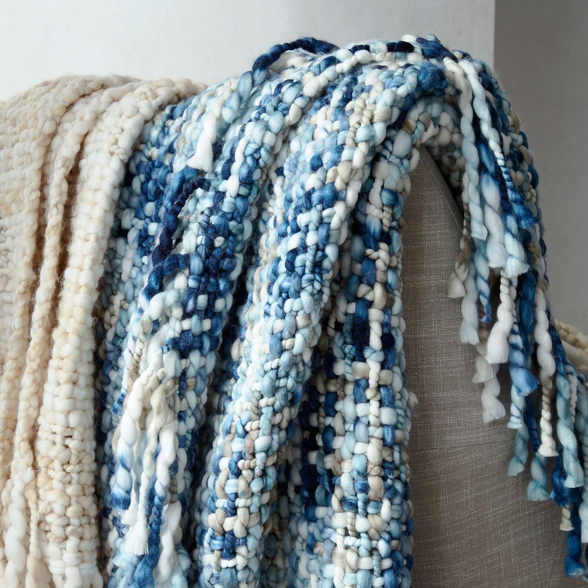Marled Basketweave Throw thumbnail 2