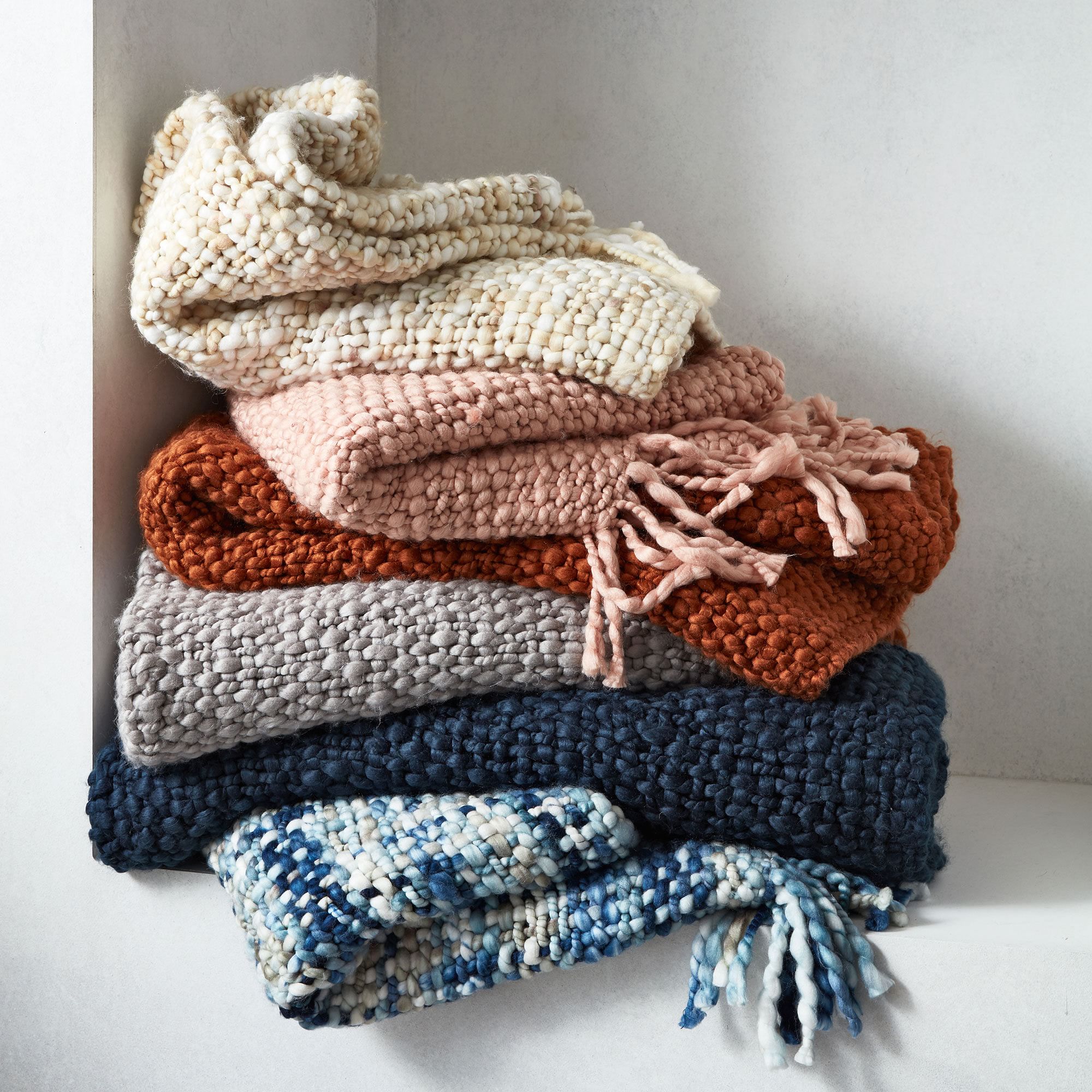 Marled Basketweave Throw thumbnail 3